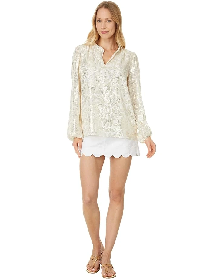 Lilly Pulitzer Giana Long Sleeve Silk Top | Shirts & Tops 6 Lilly Pulitzer Giana Long Sleeve Silk Top | Shirts & Tops - Image 4