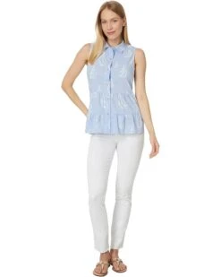 Lilly Pulitzer Breah Sleeveless Button-Down | Shirts & Tops -Modish Look Shop 616lb3k7MJL. AC SR736920
