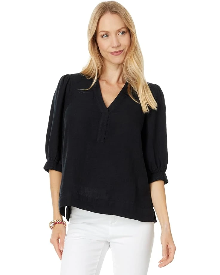 Lilly Pulitzer Mialeigh Elbow Sleeve Linen Top | Shirts & Tops 8 Lilly Pulitzer Mialeigh Elbow Sleeve Linen Top | Shirts & Tops - Image 6