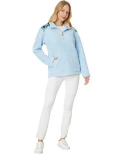 Lilly Pulitzer Wallen Sherpa 1/2 Zip | Sweaters -Modish Look Shop 61bsGgf TsL. AC SR736920