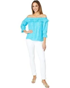 Lilly Pulitzer Ceecee Top | Shirts & Tops -Modish Look Shop 61iJ5Qj 0xL. AC SR736920