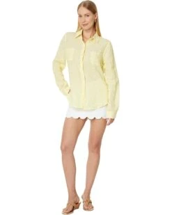 Lilly Pulitzer Sea View Button-Down | Shirts & Tops -Modish Look Shop 61n87ip9JWL. AC SR736920