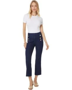 Lilly Pulitzer Parrish High-Rise Crop Flare | Pants -Modish Look Shop 61npX7DjJL. AC SR736920