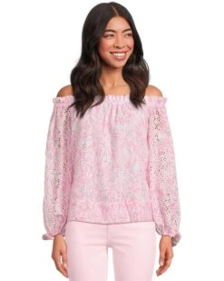 Lilly Pulitzer Jamielynn Long Sleeve Off | Shirts & Tops