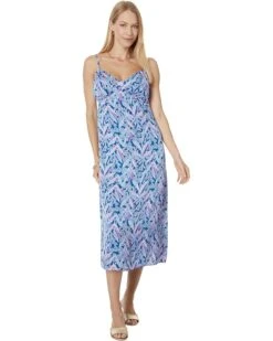 Lilly Pulitzer Keana Satin Midi Slip Dre | Dresses