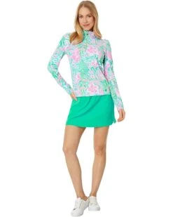 Lilly Pulitzer Niccola Mesh Panel 1/2 Zip | Shirts & Tops -Modish Look Shop 71B IvdjYzL. AC SR736920
