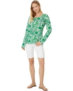 Lilly Pulitzer Etta Scoop-Neck Long Sleeve | Shirts & Tops -Modish Look Shop 71B7HUAIbPL. AC SR736920
