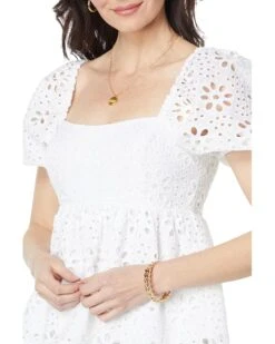 Lilly Pulitzer Kay Short Sleeve Eyelet Top | Shirts & Tops -Modish Look Shop 71CcdpfRIFL. AC SR736920