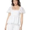 Lilly Pulitzer Kay Short Sleeve Eyelet Top | Shirts & Tops -Modish Look Shop 71Cgyn3mEZL. AC SR736920