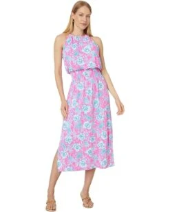 Lilly Pulitzer Gracelyn Halter Midi Dress | Dresses