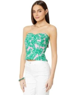Lilly Pulitzer Kylo Strapless Stretch Bustier Top | Shirts & Tops