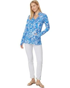 Lilly Pulitzer Cassi UPF 50+ Popover | Swimwear -Modish Look Shop 71UTWr6zisL. AC SR736920