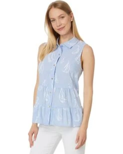 Lilly Pulitzer Breah Sleeveless Button-Down | Shirts & Tops