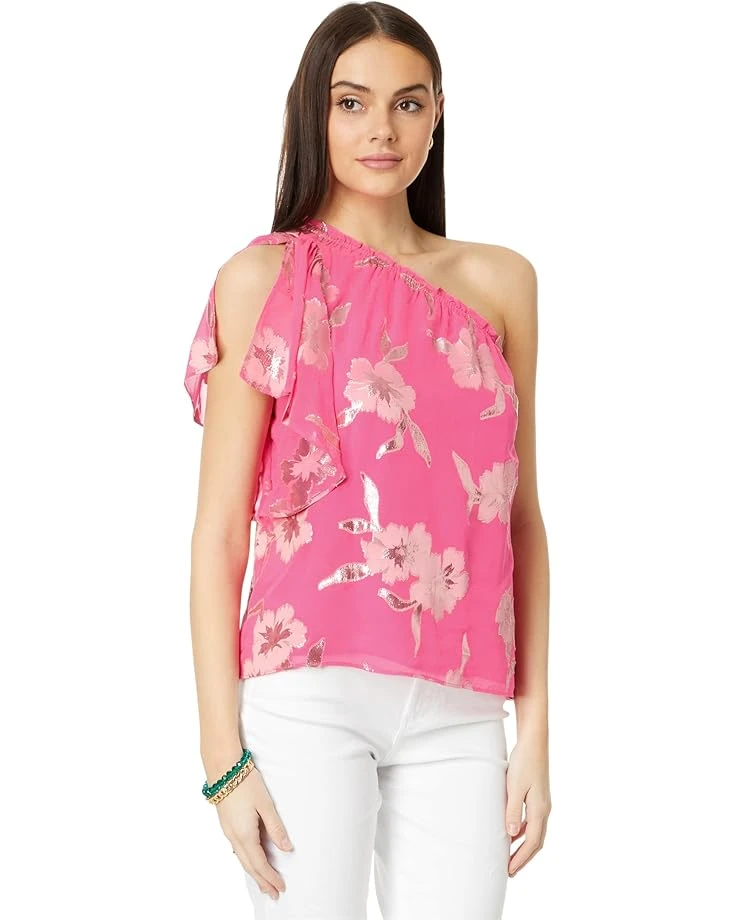 Lilly Pulitzer Sarahleigh One Shoulder Silk Blend Top | Shirts & Tops 3 Lilly Pulitzer Sarahleigh One Shoulder Silk Blend Top | Shirts & Tops