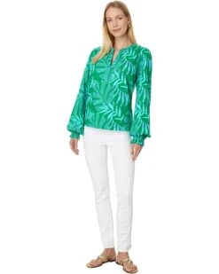 Lilly Pulitzer Coulter Long Sleeve Cotton | Shirts & Tops -Modish Look Shop 71u8tGSEGL. AC SR736920