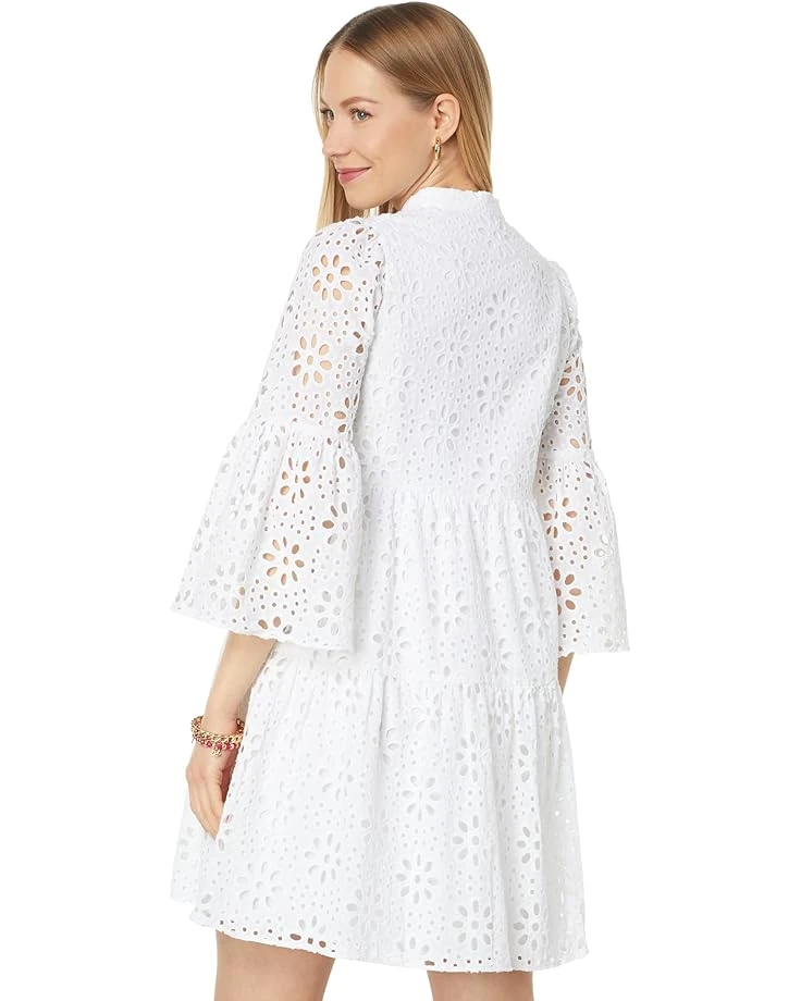Lilly Pulitzer 3/4 Sleeve Hazelanne Eyelet Dress | Dresses 4 Lilly Pulitzer 3/4 Sleeve Hazelanne Eyelet Dress | Dresses - Image 2