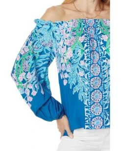 Lilly Pulitzer Aimes Long Sleeve Off The | Shirts & Tops -Modish Look Shop 81 g1XYFd9L. AC SR736920