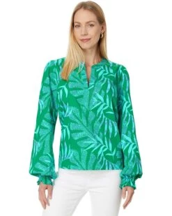 Lilly Pulitzer Coulter Long Sleeve Cotton | Shirts & Tops