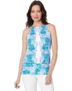 Lilly Pulitzer Bowen Halter Top | Shirts & Tops