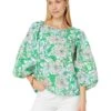 Lilly Pulitzer Barbara 3/4 Sleeve Cotton Top | Shirts & Tops -Modish Look Shop 81JBwnjv4L. AC SR736920
