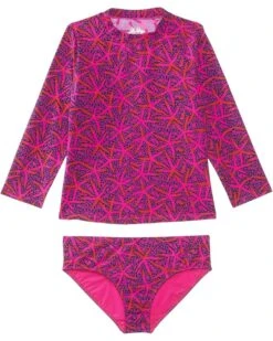 Lilly Pulitzer Kids Bobby Rashguard Set UPF 50+ (Toddler/Little Kid/Big Kid) | Swimwear