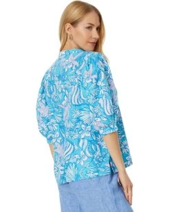 Lilly Pulitzer Mialeigh Elbow Sleeve Linen Top | Shirts & Tops 10 Lilly Pulitzer Mialeigh Elbow Sleeve Linen Top | Shirts & Tops -Modish Look Shop 81PNcH8YFpL. AC SR736920