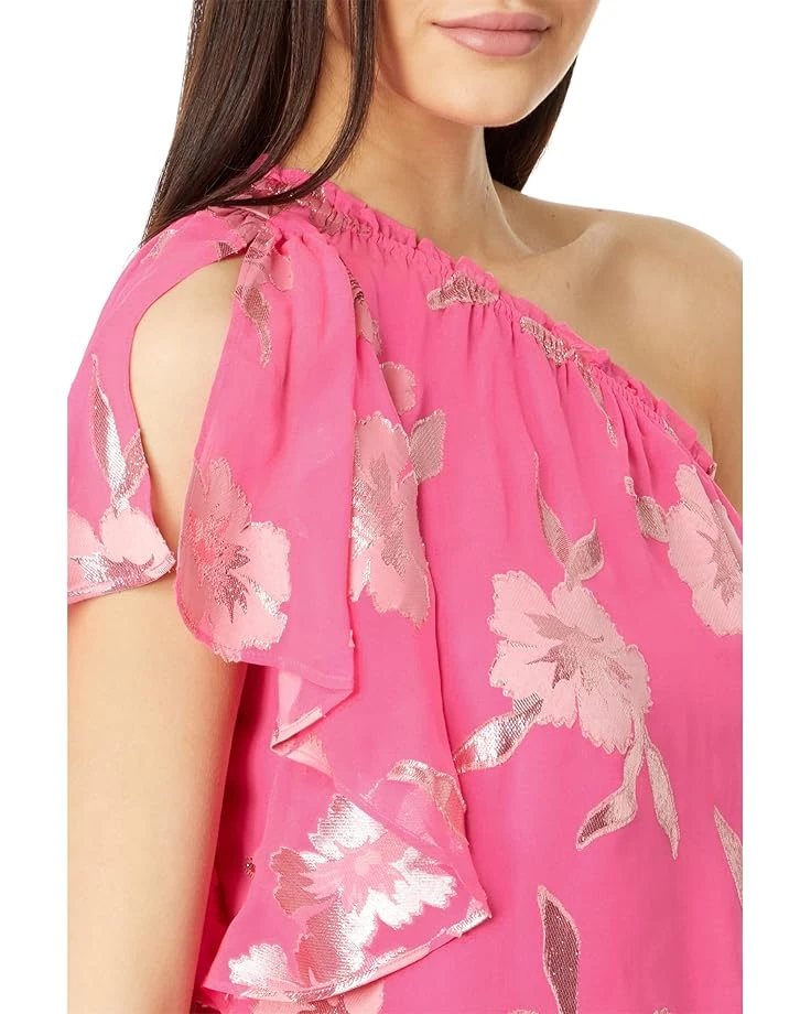 Lilly Pulitzer Sarahleigh One Shoulder Silk Blend Top | Shirts & Tops 5 Lilly Pulitzer Sarahleigh One Shoulder Silk Blend Top | Shirts & Tops - Image 3
