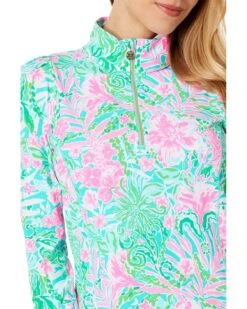Lilly Pulitzer Niccola Mesh Panel 1/2 Zip | Shirts & Tops -Modish Look Shop 81X5EjYDZYL. AC SR736920