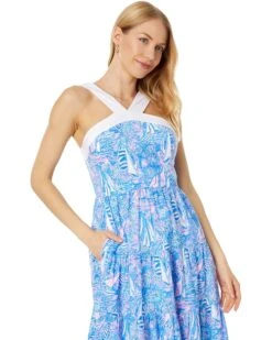 Lilly Pulitzer Jenette Cotton Halter Maxi | Dresses -Modish Look Shop 81Y4qh9VVoL. AC SR736920