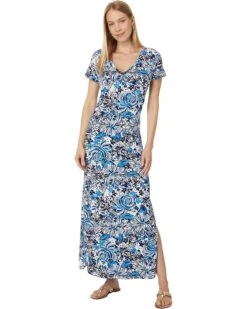 Lilly Pulitzer Etta Short Sleeve Maxi Dress | Dresses