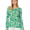 Lilly Pulitzer Etta Scoop-Neck Long Sleeve | Shirts & Tops -Modish Look Shop 81egsQN82XL. AC SR736920