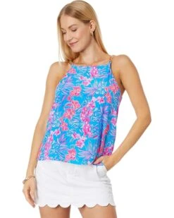 Lilly Pulitzer Joannah Silk Top | Shirts & Tops -Modish Look Shop 81jqiNUDPXL. AC SR736920