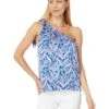 Lilly Pulitzer Bexler One Shoulder Top | Shirts & Tops -Modish Look Shop 81lO0ejP8JL. AC SR736920