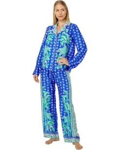 Lilly Pulitzer PJ Woven Long Sleeve Top | Sleepwear -Modish Look Shop 81nPYItjOyL. AC SR736920