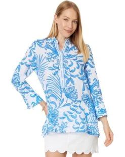 Lilly Pulitzer Riverlyn Pieced Print Tunic | Shirts & Tops