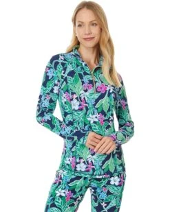Lilly Pulitzer Justine Half Zip Upf 50+ | Coats & Outerwear -Modish Look Shop 81tXTwmsFoL. AC SR736920