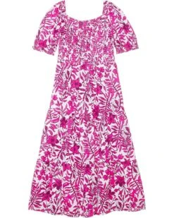 Lilly Pulitzer Kids Mini Jilly Sleeved Midi Dress (Toddler/Little Kids/Big Kids) | Dresses